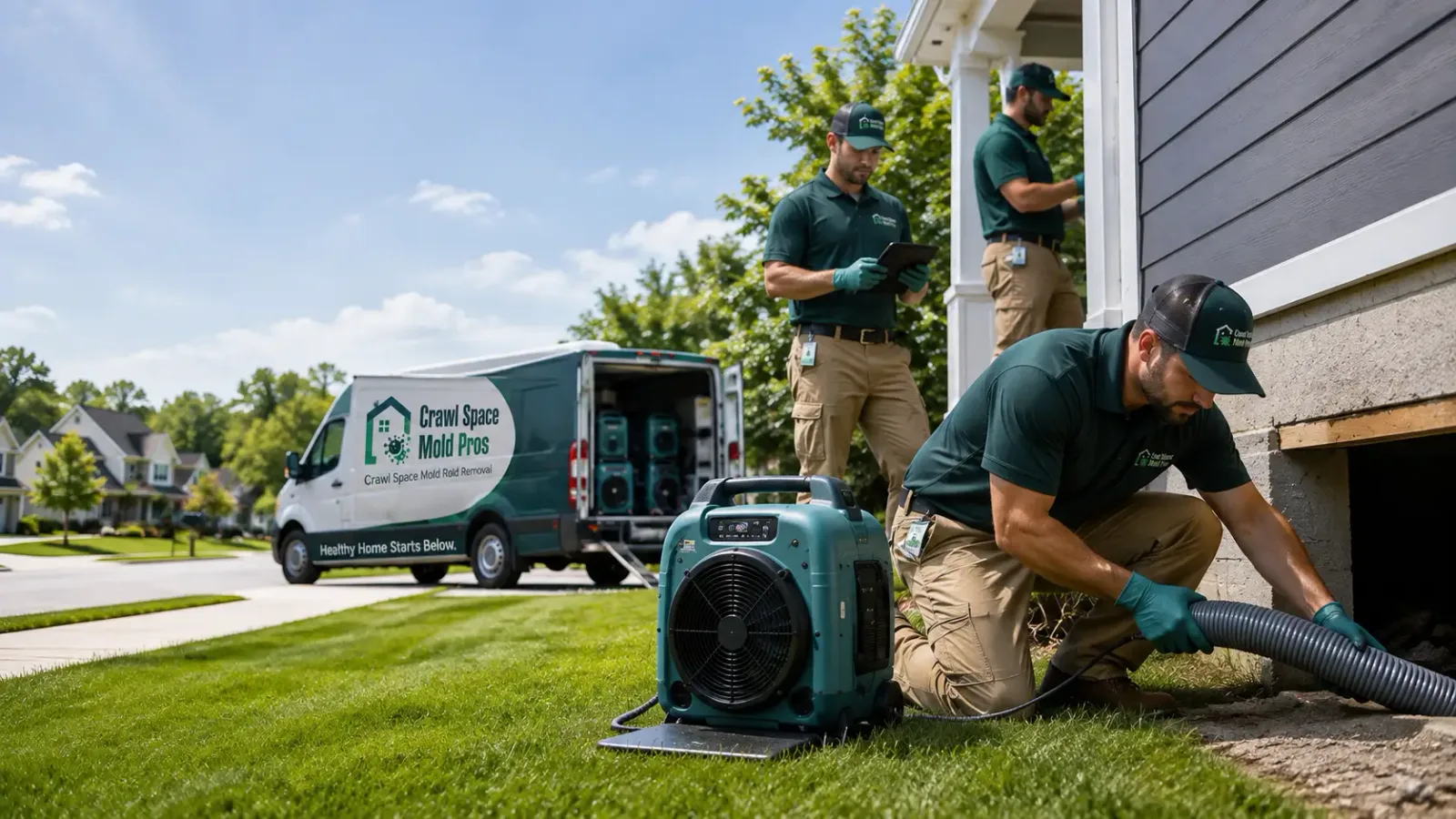 Crawl Space Mold Removal in Fults, IL
